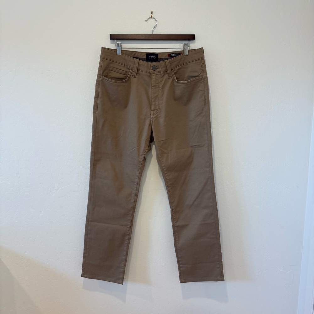 34 Heritage Charisma Classic Fit Pants Men’s 35x32 Tan Khaki Stretch Comfort